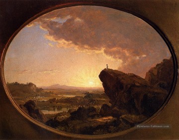  Mois Peintre - Moïse contemplant le paysage de la terre promise Fleuve Hudson Frederic Edwin Church
